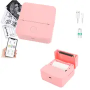 Mini Pocket Wireless Thermal Printer-Pink