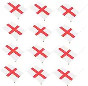 Yardwe Mini England Flags Handheld for Soccer Matches Festivals and British Party Decorations