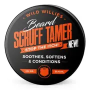 Beard Cream - Scruff Tamer for Short Beards & Stubble, Soothes & Nourishes wi...