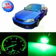 Green LED Set Dash Instrument Cluster Panel Light Bulbs For 96-00 Honda Civic AT (for: Honda Civic)