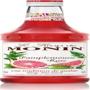 Pink Grapefruit Syrup, Sweet and Juicy, Great for Cocktails, Sodas and Punches,
