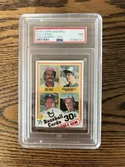 1978 Topps Cello Unopened!! Dale Murphy RC On Top! PSA 7!!