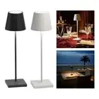 Touch Switch LED Table Lamp Rechargeable LED Night Light for Hotel Bar Coffee