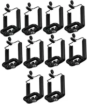 10pcs Phone Bracket Selfie Clip Holder for Mobile Phone Abs Alloy Strong Support Easy to Adjust