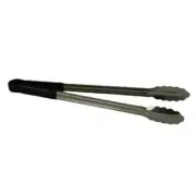 Thunder Group SLTG810B 10" Stainless Steel Blue Handle Utility Tongs