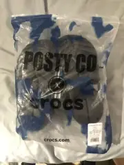 Crocs Post Malone Duet Max Clog Black Blue Camo Size 7 Men’s Size 9 Women’s