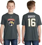 Outerstuff Aleksander Barkov Florida Panthers #16 Youth Boys Size Player Name & Number T-Shirt