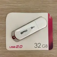 在飛比找蝦皮購物優惠-Silicon-Power隨身蝶/白色/32GB/全新現貨