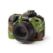 Camera silicone cover for Nikon D7500 + Screen Protectors Camouflage