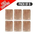 6 Himalayan pink Salt Scrub Soap 3 X2.5 X 1.5" Body Scrub Organic, FREE SHIPPING