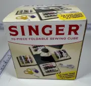 Singer Sewing Kit Foldable Cube With Scissors New