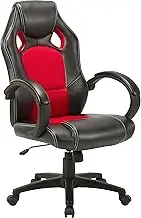 Lorell Gaming Chair, Black/Red
