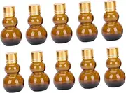 IWOWHERO 10pcs Small Bottles Multifunctional Travel Containers for Wine Whiskey Cosmetic Lotions and Essential Oils Durable and Safe for Outdoor Use