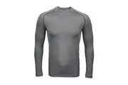Rhino Mens Thermal Underwear Long Sleeve Base Layer Vest Top (Heather Grey) - UTRW1276