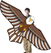 YongnKids Eagle Kite for Kids Age 4-8 8-12, Large Kites for Adults Easy to Fly with 328ft Kite String,Perfect Beginner Kites for Kids Ages 3-5 Beach Trip Park Family Activities Outdoor Games