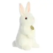 Aurora - Miyoni - Sitting Pretty 12" American White Rabbit Stuffed Animal