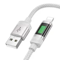 在飛比找蝦皮商城優惠-hoco 動態電壓指示燈USB to Lightning數據