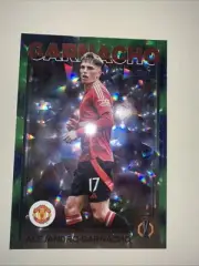 2024-25 Topps UCC Flagship Alejandro Garnacho Manchester United Green Foilboard