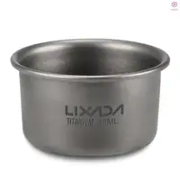 在飛比找蝦皮商城優惠-Lixada 35ml 迷你鈦茶杯家庭辦公室戶外野營徒步咖啡