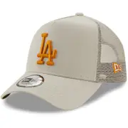 New Era A-Frame Trucker Cap - Los Angeles Dodgers stone Beige One Size
