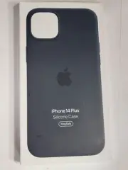 Genuine Apple iPhone 14 Plus Silicone Case w/Magsafe - Black (Sealed Box)
