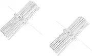OHPHCALL 2sets Elegant Wall Calendar Holder Heavy Duty Hooks Calendar Hanging Accessories 150pcs*2