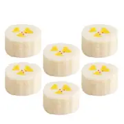 6 Pcs Artificial Plants with Pot Banana Case Simulated Segments