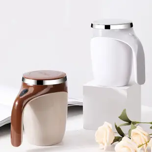自動攪拌杯 不鏽鋼 電動咖啡杯 攪拌杯 磁力攪拌 馬克杯 不鏽鋼杯 禮物杯 麥片杯 咖啡攪拌 (4.8折)