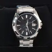 The Citizen Eco-Drive analog solar Sapphire Glass metal Watch AQ4060-50E