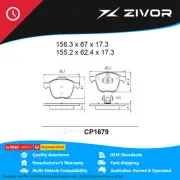 PREMIER Ceramic DB1679 Brake Pads For MAZDA MAZDA3 SP23 BK 2.3L L3 #CP1679