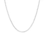 Silver 50cm Smooth Octagonal Box Chain