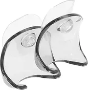 2Pcs Suction Cup Razor Holder Bathroom Razor Organizer Space Saving Shower Shaver Hook for Ventilated and Dry Storage Grey Shaving Rack for Easy Access and Cleanliness