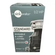 New InSinkErator Badger 5 1/2HP Garbage Disposal with Power Cord Free Shipping