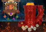 SCORCERER Tankard Dice Tower & Vault; Pop-Beer Can Stein Flagon Mug Insert TTRPG