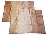 BedElite Pillowcase Coral Pink Satin Size Queen/Standard Size 20 X 26, 2 Count