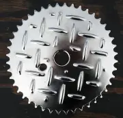 Checker Diamond Plate 44t Chainring BMX Schwinn Bicycle Chopper Cruiser Bike