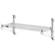 Nexel Wall Mount Wire 1-Shelf Starter Unit 36"W x 18"D x 14"H
