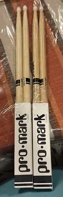 2 2PACK ProMark Classic Shira Kashi Oak Drumsticks, Attack 5B Nylon Tip, NEW