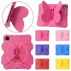 For Samsung Galaxy Tab A9 Plus/S9 FE/S8/S7 Kids Stand Silicone Butterfly Case