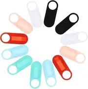 MERRYHAPY 12pcs Camera Cover Webcam Covers Webcam Lens Caps Hoods Protector Key Laptop Camera Privacy Cover Accessories Computer Camera Laptops Computers Abs Material Plastic