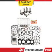 Head Gasket Set Intake Exhaust Valves Fit 02-03 Subaru Impreza Turbo 2.0