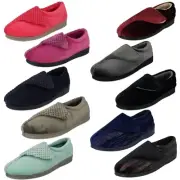 Ladies Padders 2E Fitting Slippers - Hug1