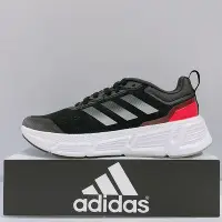 在飛比找Yahoo!奇摩拍賣優惠-adidas QUESTAR 男生 黑色 舒適 透氣 輕量 