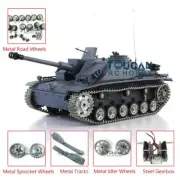 Henglong 1/16 7.0 Scale Customized Stug III RTR RC Tank 3868 Metal Tracks Wheels