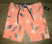MENS VOLCOM TROPICAL SWIM BOARD SHORTS SIZE 33