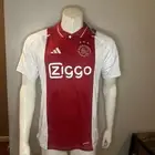 Adidas Ajax Amsterdam Jersey Home White IT6168 Mens Size Medium