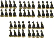 BESPORTBLE 40pcs Miniature Cat Statues Tiny Resin Figurines for Micro Landscape Decorations Ancient Detail Material for Gardening