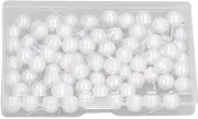100pcs Sewing Pins Pearl White Positioning Ball Head Pins Box Packed DIY Crafts Sewing Accessories