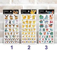 在飛比找蝦皮購物優惠-神奇寶貝 寶可夢 日本正版 4size 貼紙 手帳裝飾 皮卡
