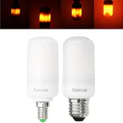 ARILUX?&reg; E27 E14 2.7W SMD2835 1595K Two Modes 63LEDs Warm White Flame Light Bulb AC85-265V E14